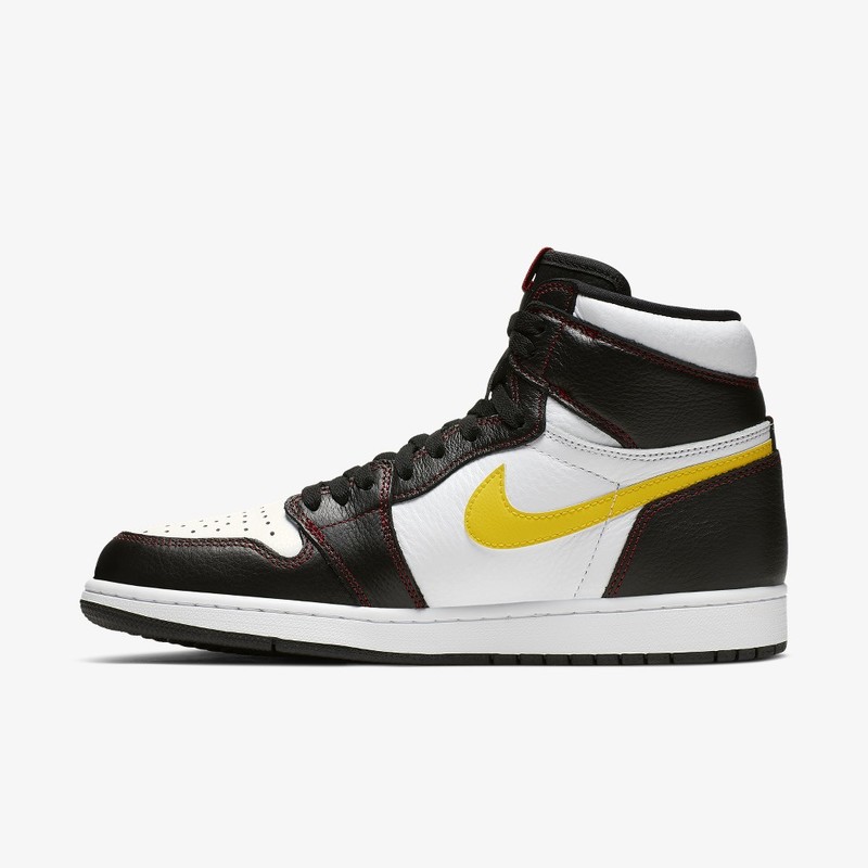 Air jordan 1 high defiant dynamic fashion yellow